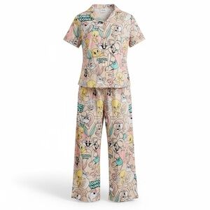 Justice x Looney Tunes Girls Pajama Set – Size XS (5/6) NWT